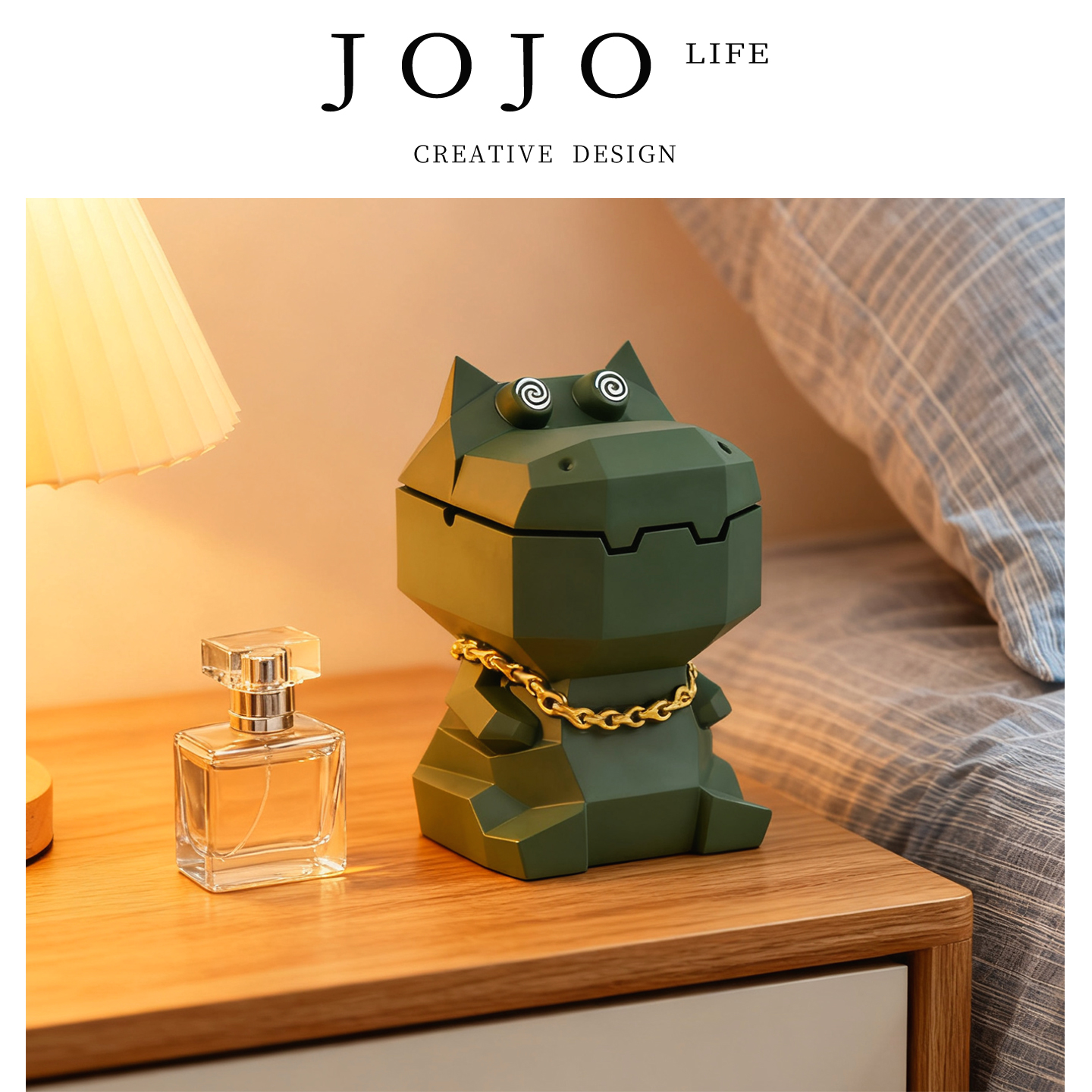 JOJO'S L. PD.Adonis.烟灰缸河马烟灰缸带有盖创意个性潮流|晕晕