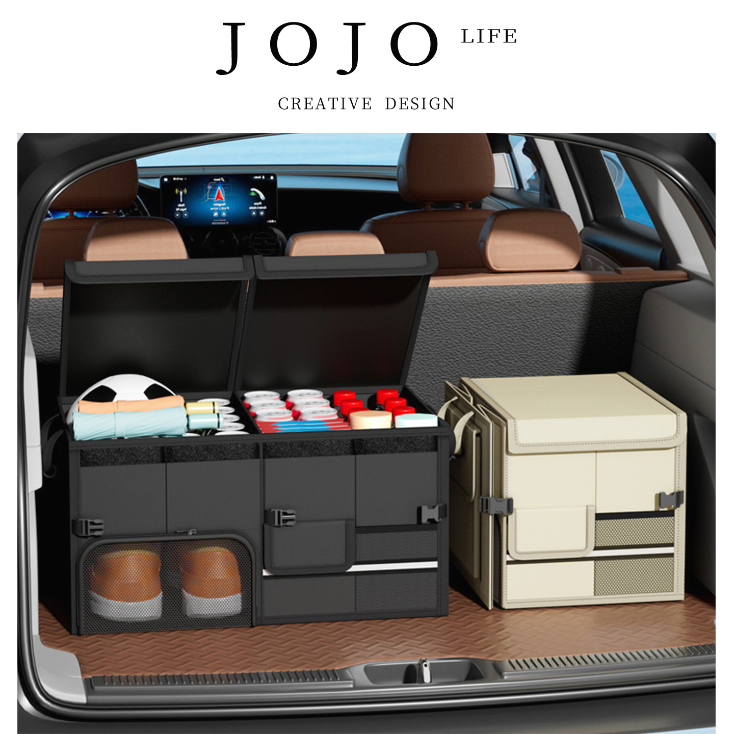 JOJO'SLIFEPD车载收纳箱杂物