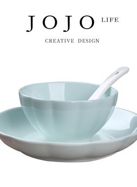 JOJO'S L. PD.Water餐具套装日式简约色釉硬质细瓷餐具套装 |水韵