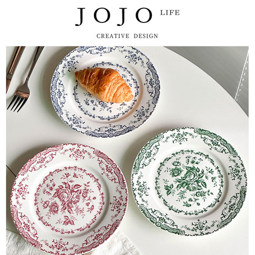 JOJO'S LIFE PD满花玫瑰餐盘