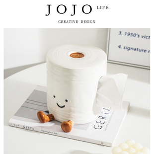 PD.Summer.纸巾盒抽纸盒陶瓷卫生间客厅摆件收纳 避暑 JOJO
