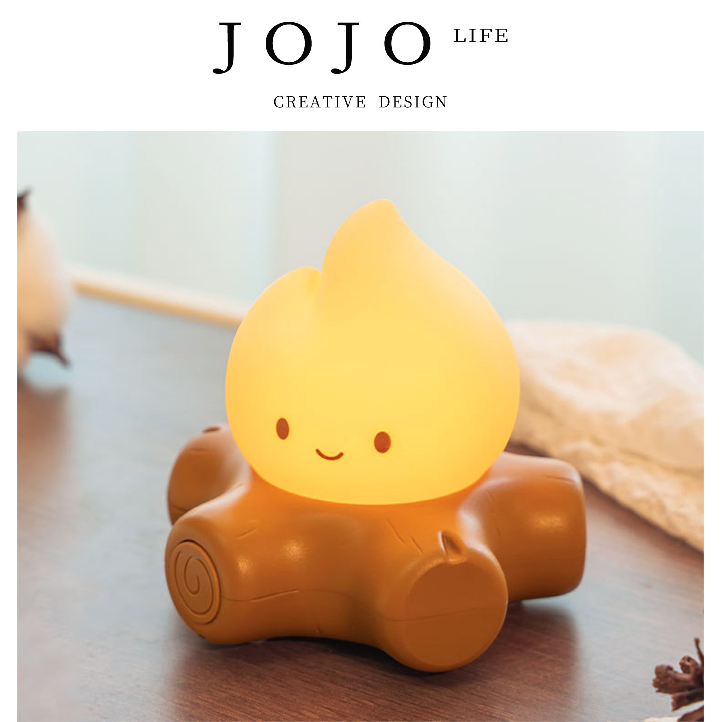 JOJO'S L. PD小火堆夜灯无极调光