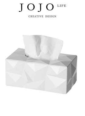 JOJO'S L. PD·cutting·纸巾盒北欧风客厅茶几密胺抽纸盒 | 钻切