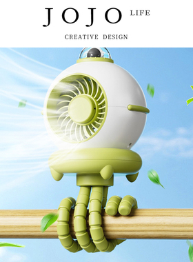 JOJO'S L. PD.Matinee.风扇USB充电母婴户外便携大风力台式 |早场