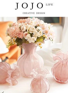 JOJO'S L. PD·Glaze·花瓶福袋玻璃轻奢摆件插花高级感 | 琉璃