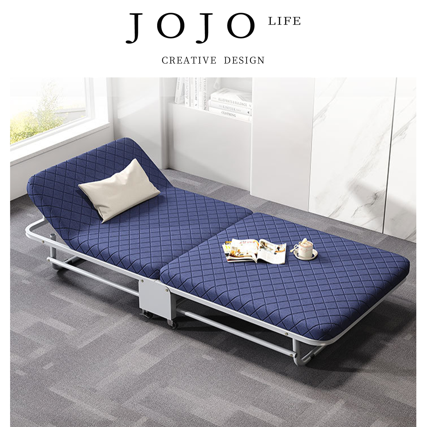 JOJO'SLIFEPD两折折叠床单人