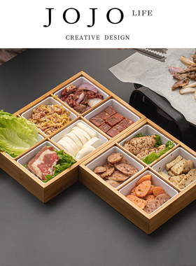 JOJO'S L. PD.covered.九宫格拼盘火锅烤肉围炉煮茶果盘 | 信号