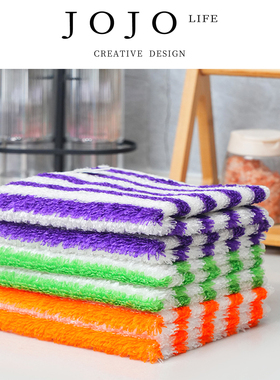 JOJO'S L. PD.Forehead.竹纤维洗碗布不易粘油竹炭去油污 | 眶额