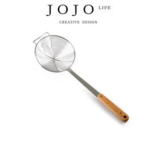 柴明 L.PD.Wood.不锈钢防烫一体线漏勺火炉专用牛肉勺 JOJO