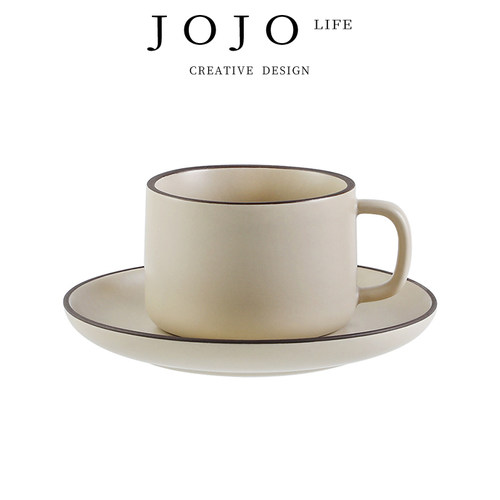 JOJO'SL.PD哑光陶瓷咖啡杯碟