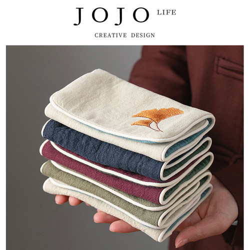 JOJO'SL.PD茶具功夫茶巾茶布