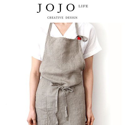 JOJO'SLIFEPD围裙家用亚麻面料