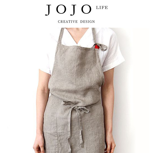 JOJO'SLIFEPD围裙家用亚麻面料