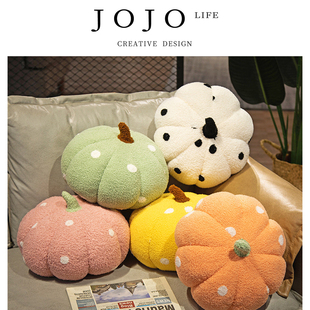 饰抱枕睡觉枕头客厅沙发 JOJO PD.Cable.波点南瓜装 晾缆