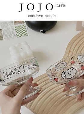 JOJO'S L. PD.ridicule.冰淇淋高脚杯酸奶果汁甜品冷饮杯 | 嘲象