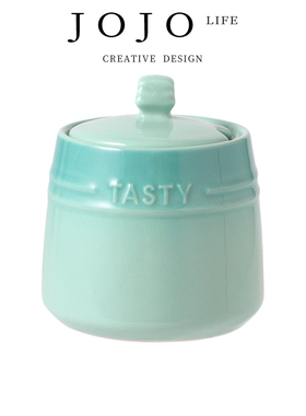 JOJO'S L. PD.wuling.佐料罐家用收纳陶瓷盐罐厨房彩色式 | 灵契