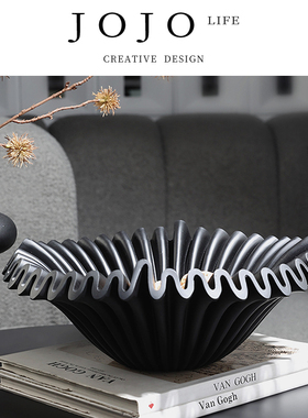 JOJO'S L. PD.pool.法式风干果托盘水果盆奶油风简约摆件 | 蚪池