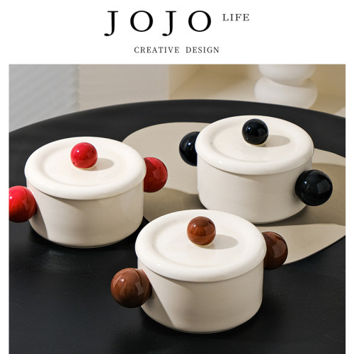 JOJO'SLIFEPD陶瓷双耳大汤碗