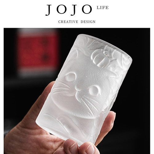 JOJO'SLIFEPD猫咪柿子琉璃杯