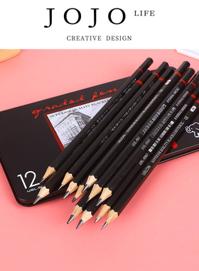 JOJO'S L. PD.brush.2H-8B素描铅笔套装美术专业绘图绘画 | 扛刷