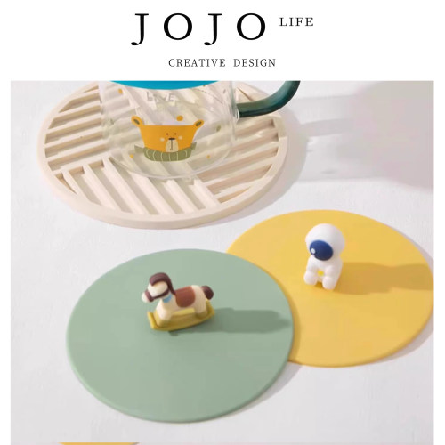 JOJO'S L. PD.number.食品级硅胶通用防尘水杯盖配件玻璃杯 |号桃