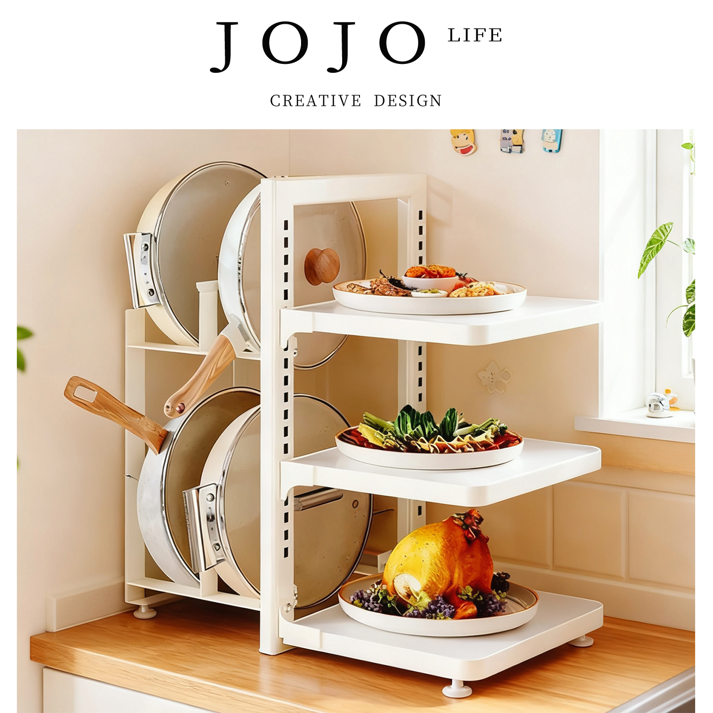 JOJO'SLIFEPD多层置物架厨房