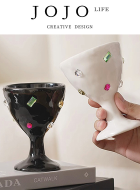 JOJO'S L. PD.Blessedness.杯具宝石鸡尾酒杯少女心饮品杯 | 祁祉