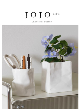 JOJO'S L. PD.paint.收纳盒桌面化妆刷梳妆台收纳筒置物架 |绘依