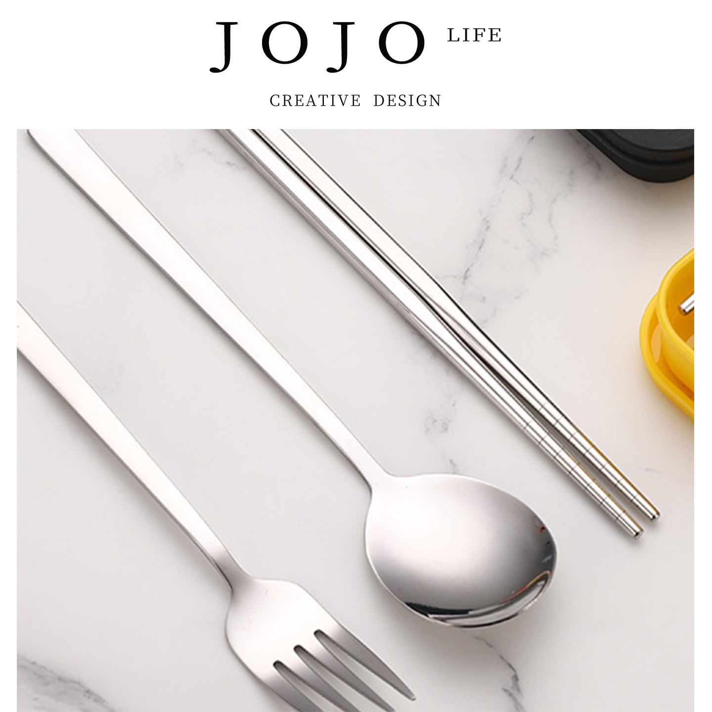 JOJO'SLIFEPD筷套装韩式叉子可