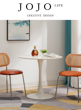 JOJO'S L. PD.Fasa.餐椅实木家用中古藤编椅靠背椅简约凳子丨法萨