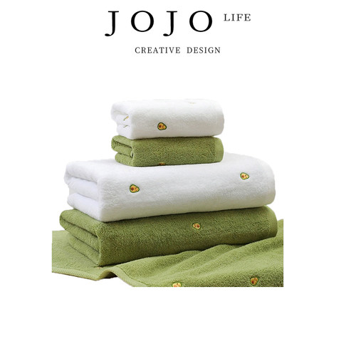 JOJO'SL.PD浴巾家用纯棉吸水