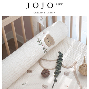 土夕 JOJO PD.Tu.多功能宝宝圆柱安抚刺绣森林动物靠枕