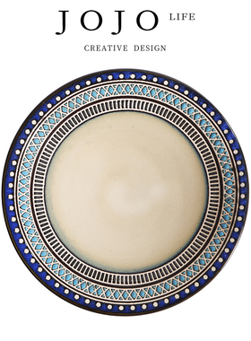 JOJO'S L. PD·Zhown·餐具家用浮雕牛排盘子饭碗西餐套装 | 重吾