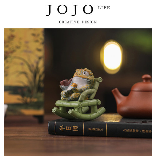 JOJO'SLIFEPD茶宠摆件金蟾小众