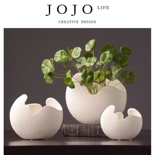 JOJO'SL.PD花瓶白色陶瓷插花器