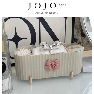 PD.wait.轻奢化妆棉收纳盒透明带盖棉签 候坊 JOJO