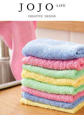 JOJO'S L. PD.Thing.洗碗巾不沾油小方巾吸水不掉毛去油 | 物饮
