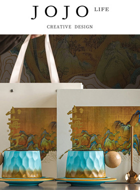 JOJO'S L.PD.Cautious.陶瓷咖啡杯碟套装高档轻奢情侣对杯 | 慎悟