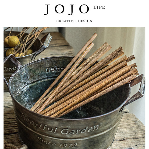 JOJO'SLIFEPD复古实用木质筷子