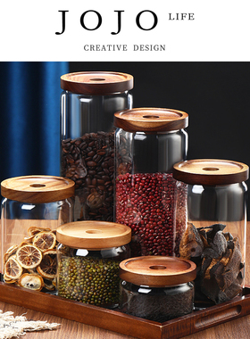 JOJO'S L. PD.Greasy 密封罐高硼硅耐热玻璃密封罐储存罐 | 近腻