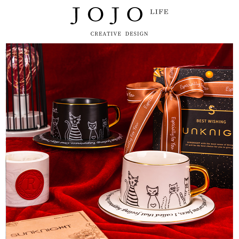JOJO'SL.PD杯具北欧风简约小猫