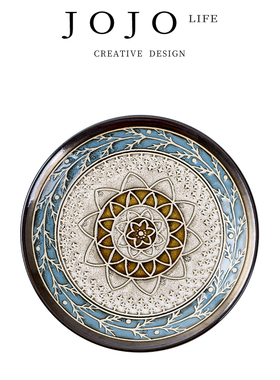 JOJO'S L. PD·Norway·餐具家用北欧窑变釉圆形碗盘组合 | 挪威