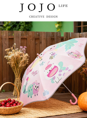 JOJO'S L. PD.warn.儿童新款双层圆角雨伞晴雨两用防晒 | 璀戒