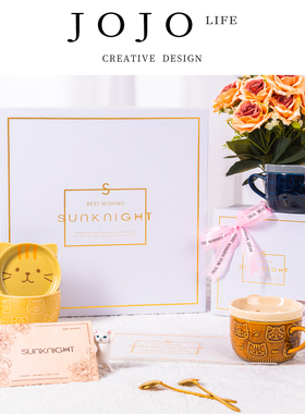 JOJO'S L. PD·cat·杯具家用日式创意陶瓷卡通马克杯精致 | 猫咪