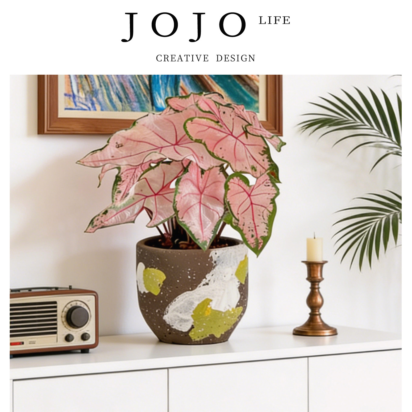 JOJO'S L. PD.stamp.园艺水泥迷你小新品创意复古新品花盆 | 跺绘