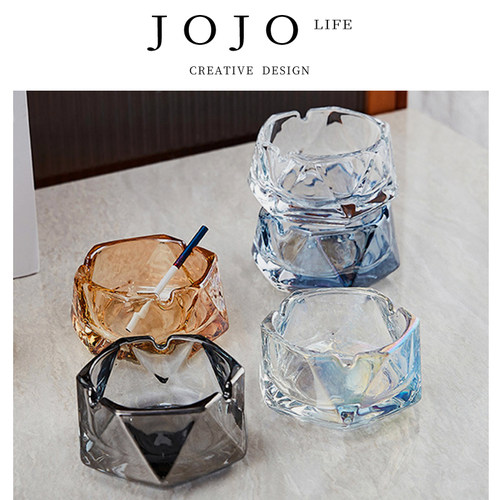 JOJO'SLIFEPD.玻璃烟灰缸个性