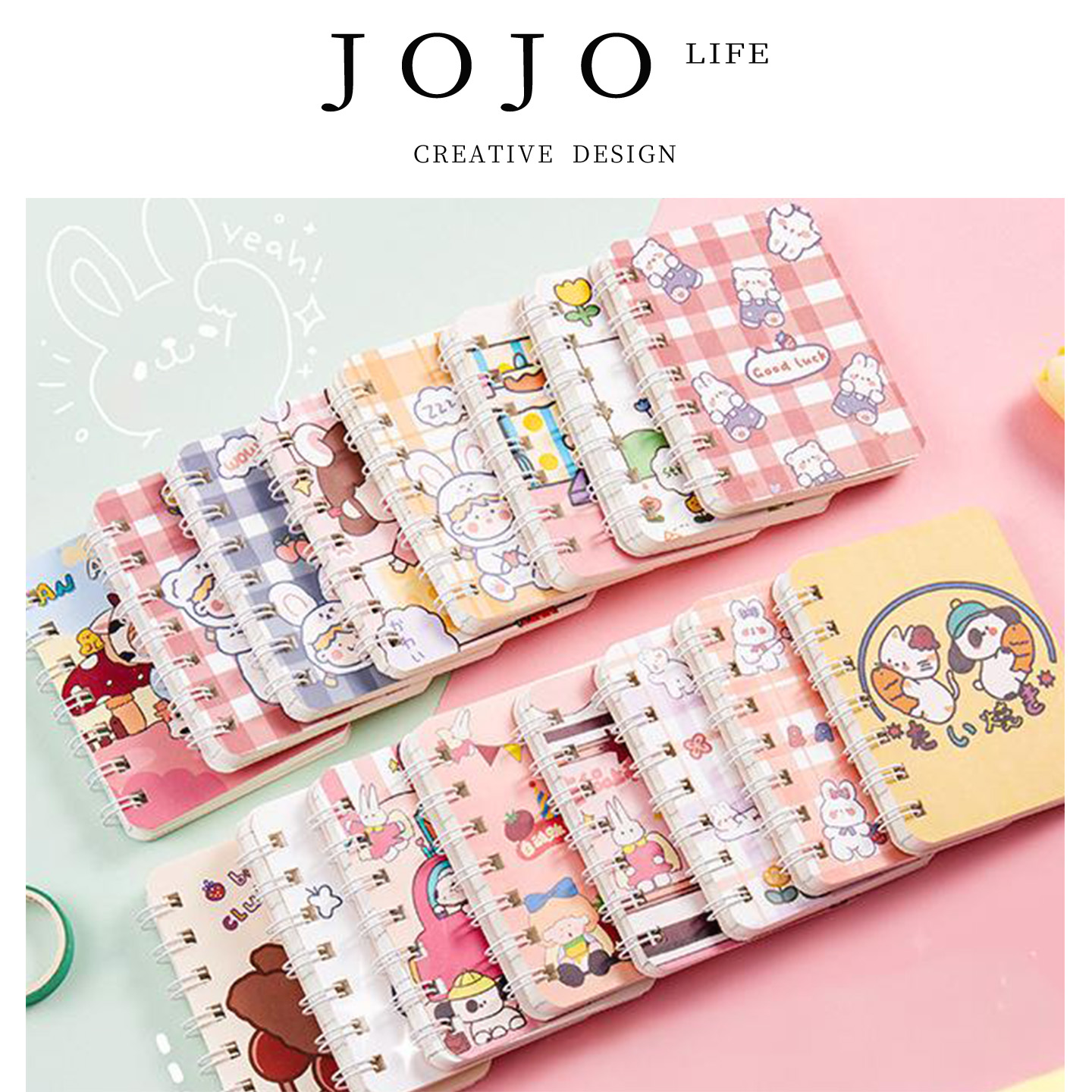 JOJO'SLIFEPD卡通便携笔记本