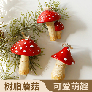JOJO'S L. PD.杂货先生.圣诞节装饰蘑菇小挂件创意圣诞礼盒 |希求