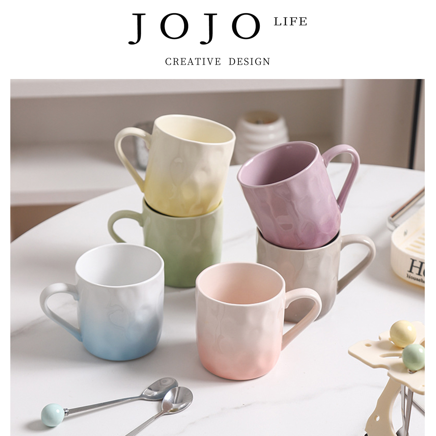 JOJO'SLIFEPD.情侣早餐咖啡杯