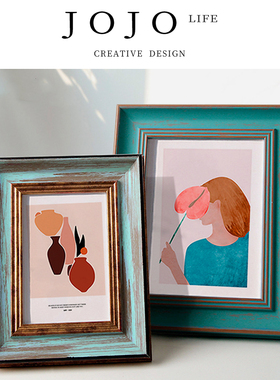 JOJO'S L. PD.Library.创意美式画框儿童相片相架相框摆台丨体库